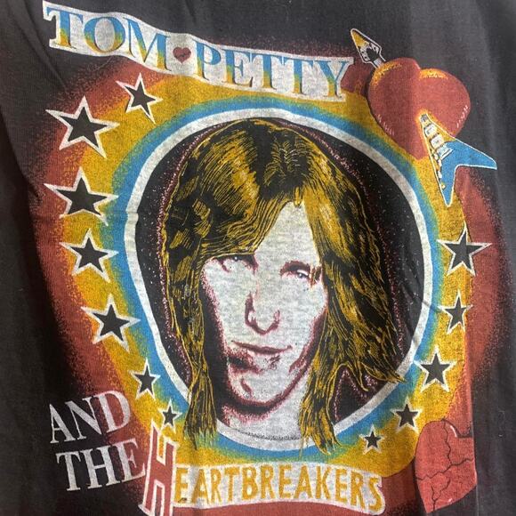1983 TOM PETTY & THE HEARTBREAKERS Hard Promise raglan baseball jersey tee shirt - Picture 1 of 7